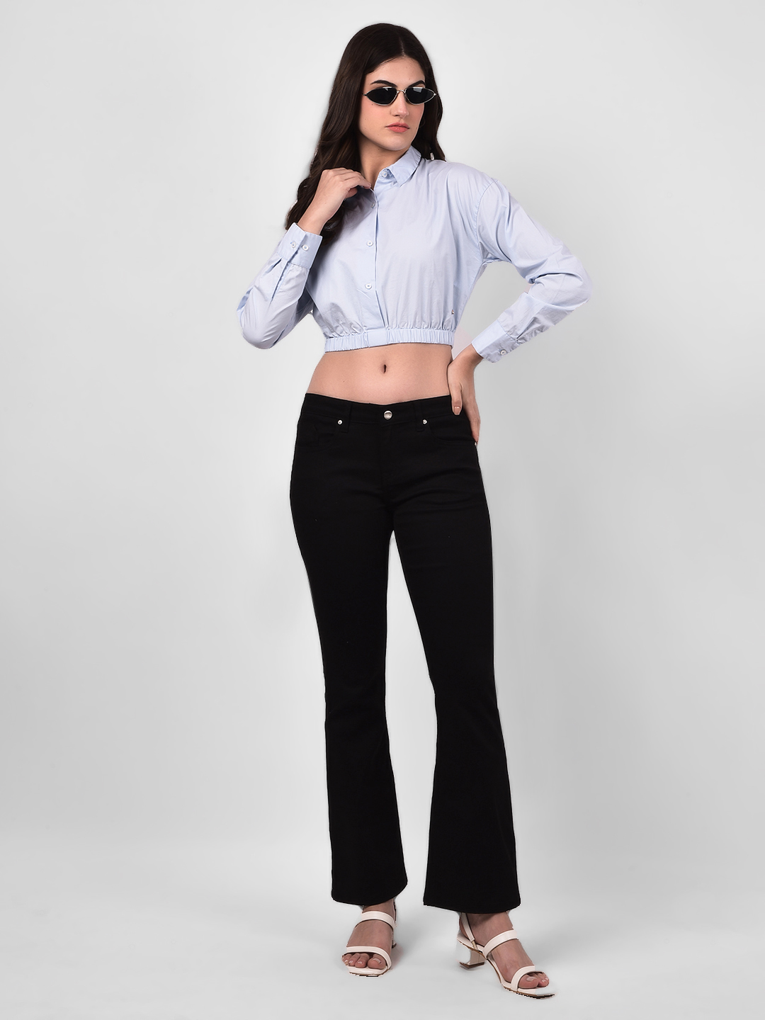 Numero Uno Women Solid Black Jeans